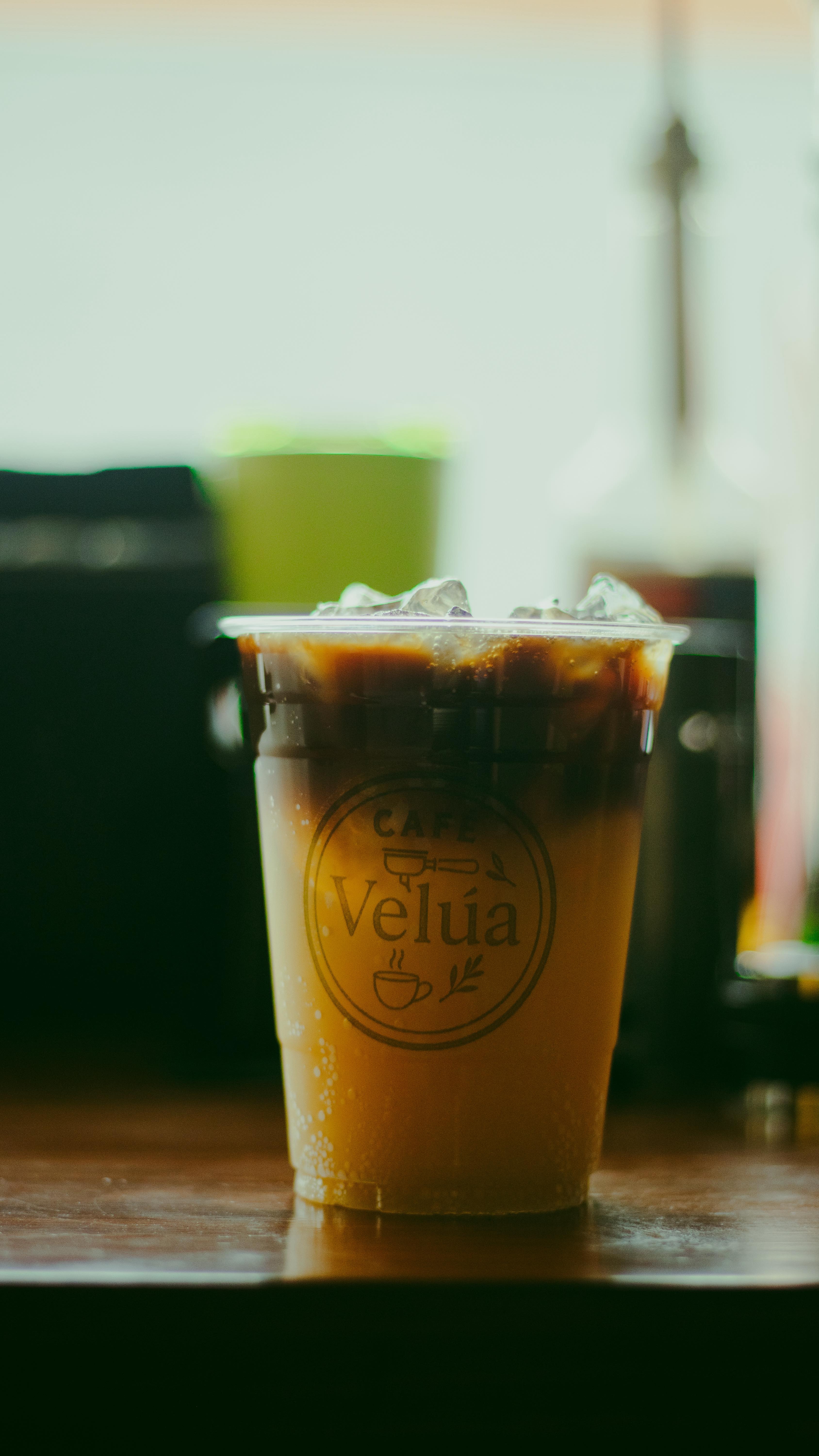 Iced latte de Café Velúa